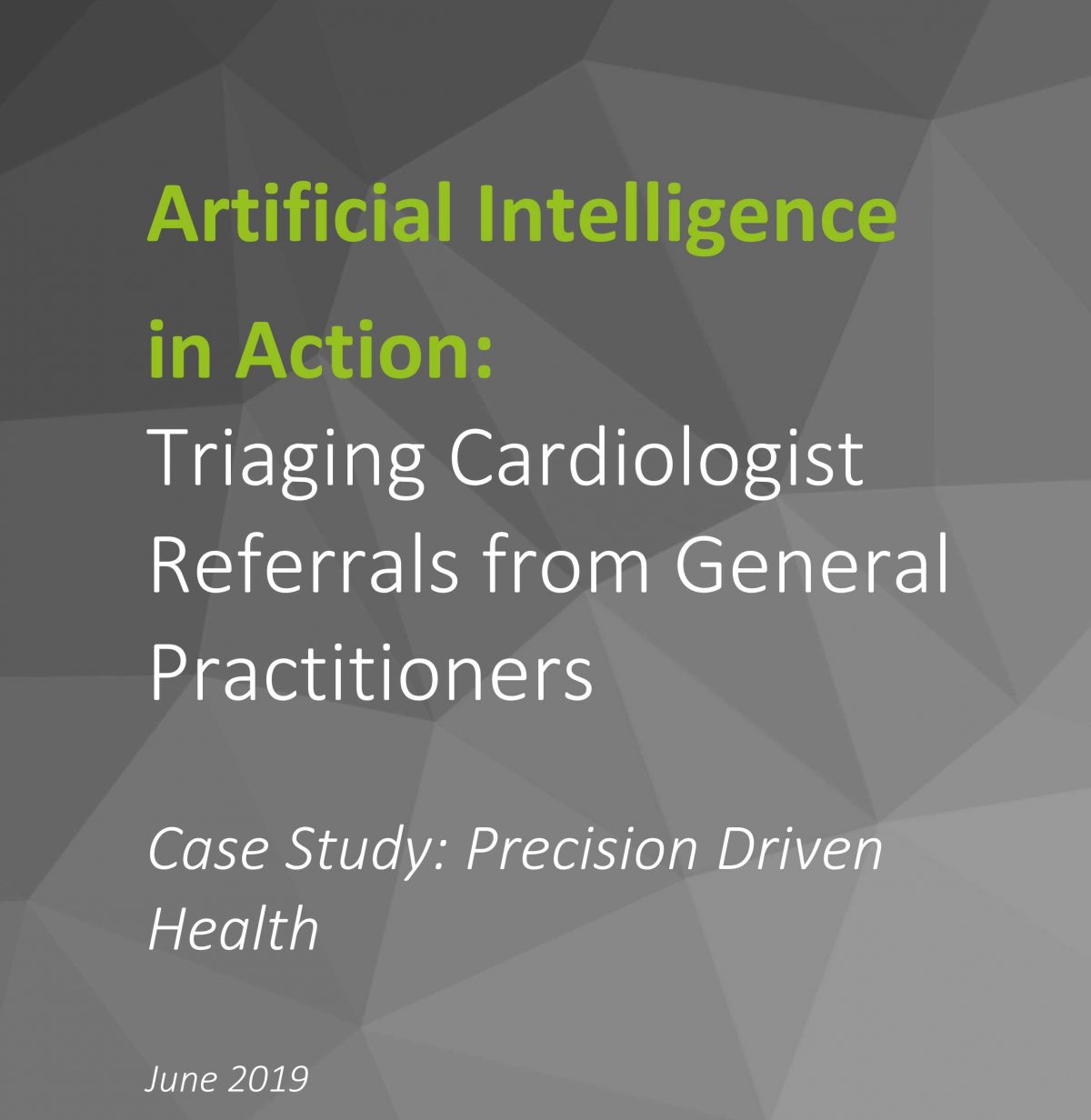 Artificial Intelligence in Action: Triaging Cardiologist Referrals from General Practitioners